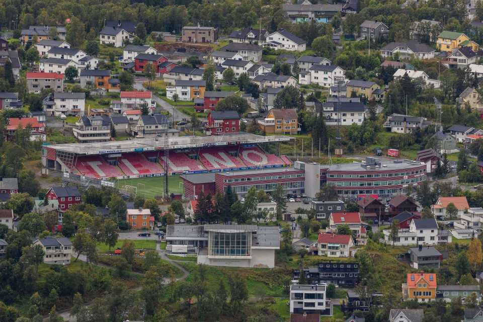 Romssa Arena in Tromsø, home of Tromsø IL